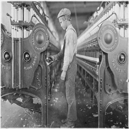 Watford History - Spinners and Doffers in Cotton Mills